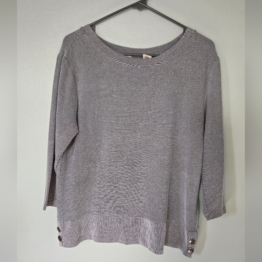 Christian Siriano Striped Top Size Medium